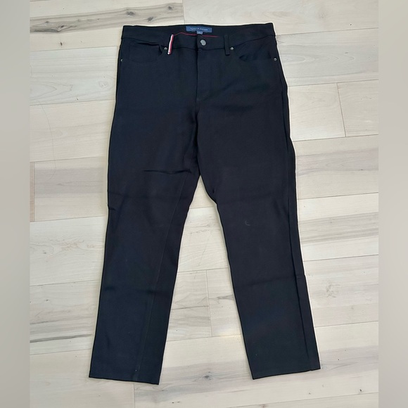 Tommy Hilfiger Black Stretchy Pants Size 14 - Picture 9 of 16